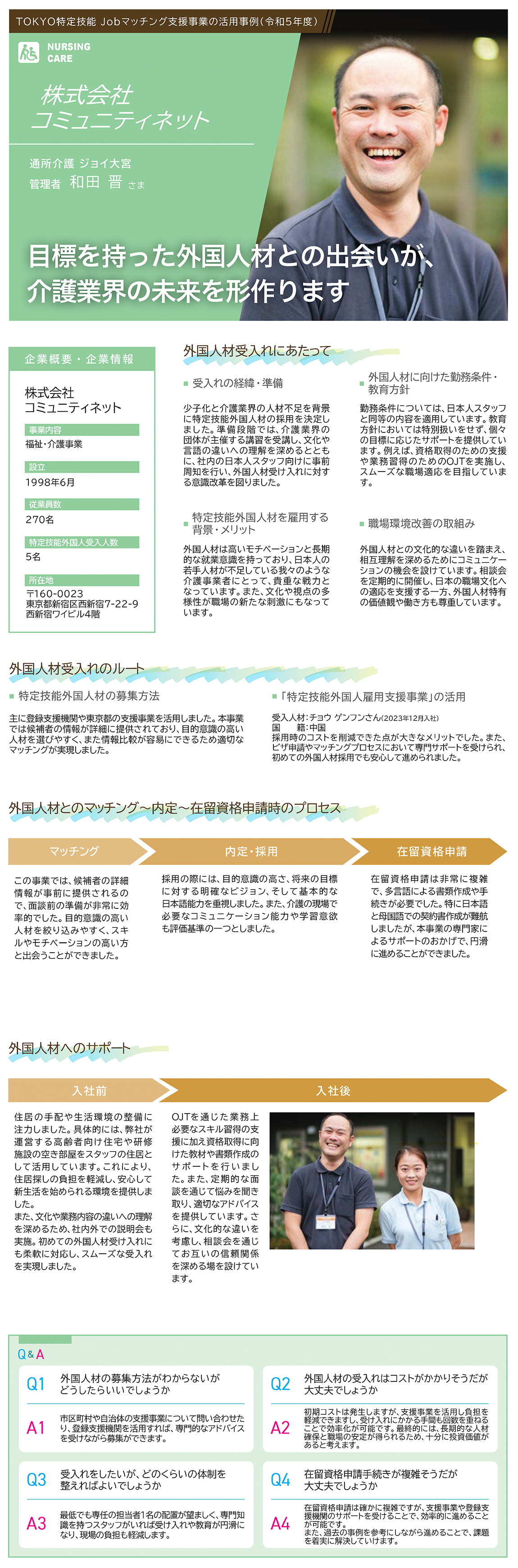 活用事例｜株式会社コミュニティネット